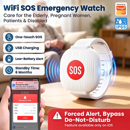 Wireless Emergency Bracelet with SOS Button